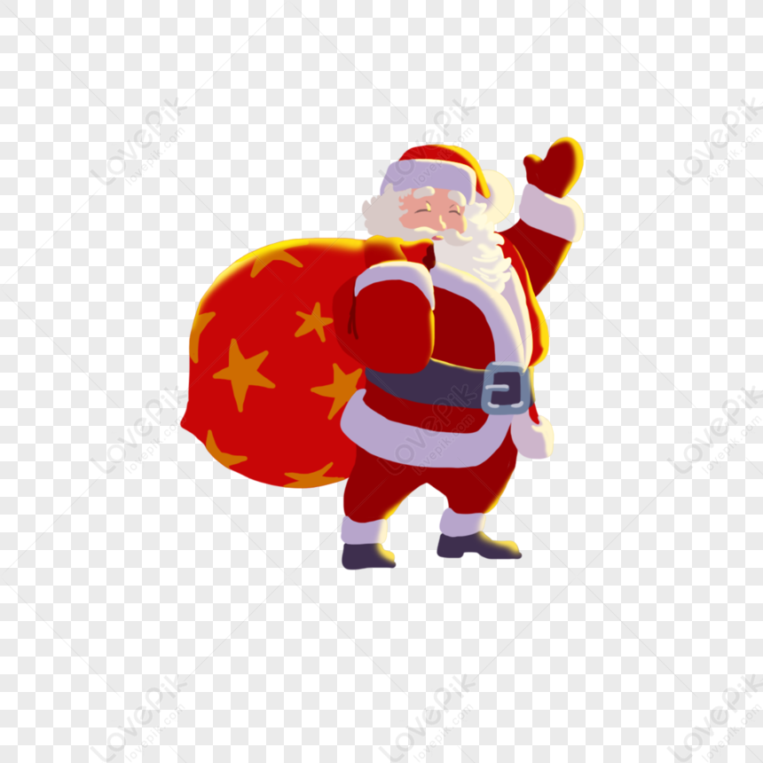 Santa Claus With A Bag On His Back PNG Transparent Image And Clipart Image  For Free Download - Lovepik | 400923977