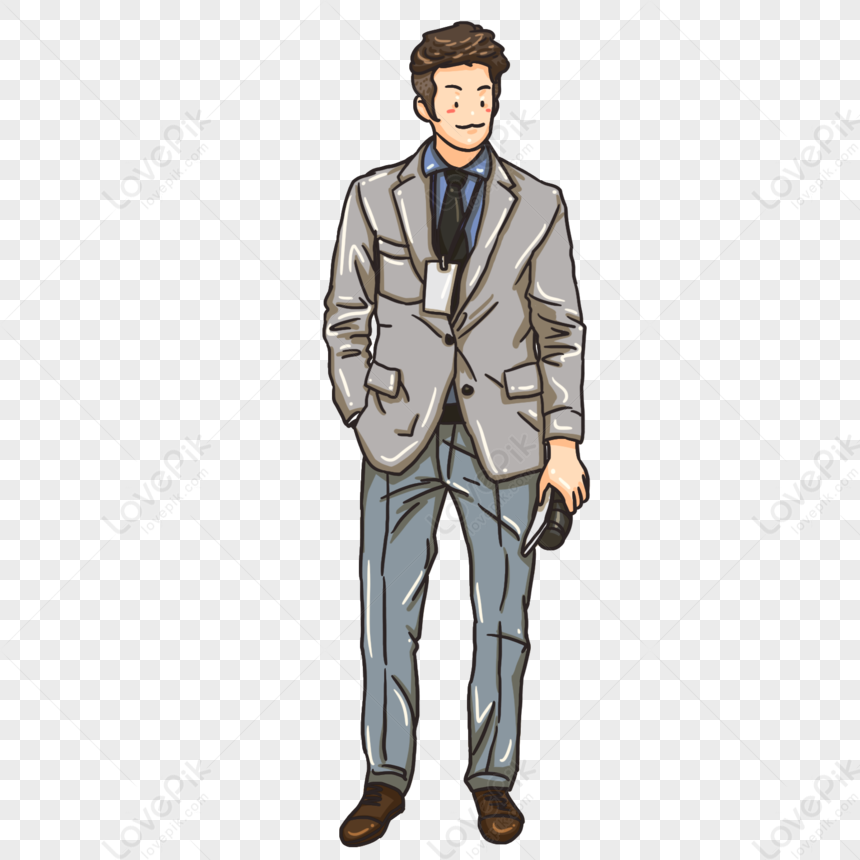 Take The Microphone Male Reporter PNG Image Free Download And Clipart ...