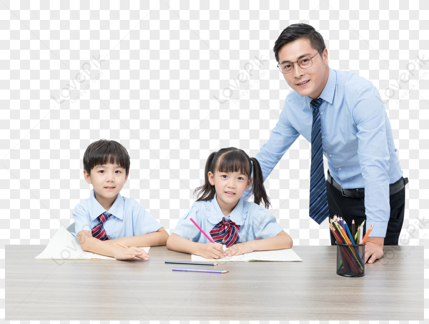 Teachers And Children Learn Together PNG Picture And Clipart Image For ...