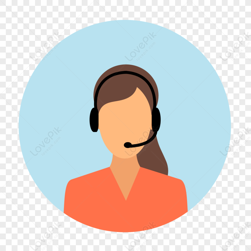 Customer Service Personnel Icons, Icon Light, Call Icon, Brown Light ...