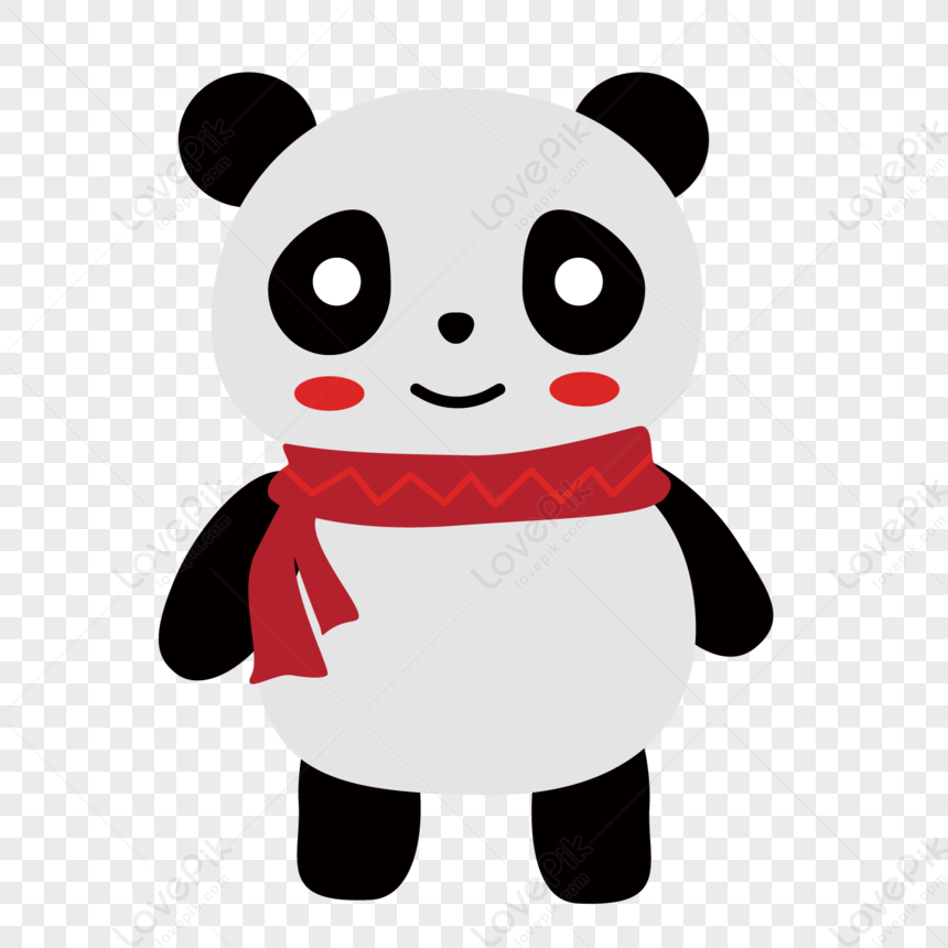 Cute Smiling Panda PNG White Transparent And Clipart Image For Free ...
