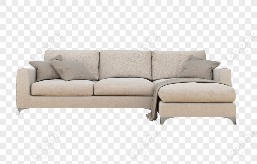 Fabric Sofa Gray Beige Texture
