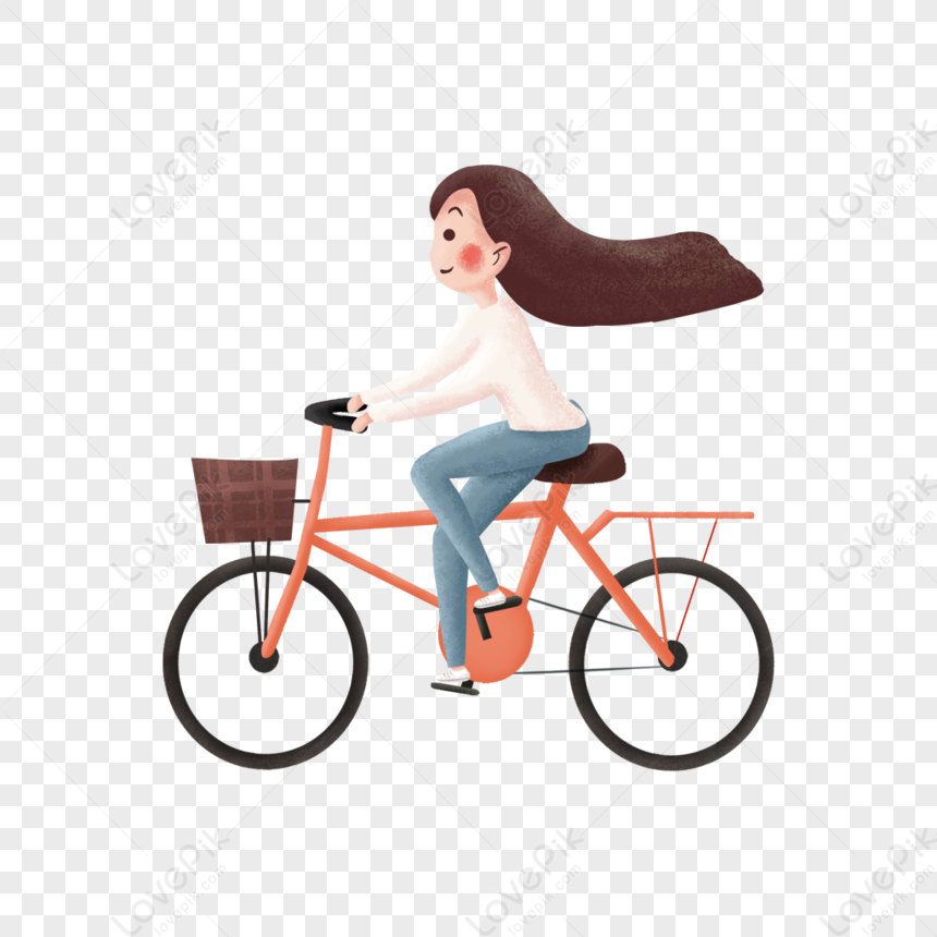 Girls Traveling By Bicycle, Bicycle Light, Bicycle Girl, Bicycle Riding ...