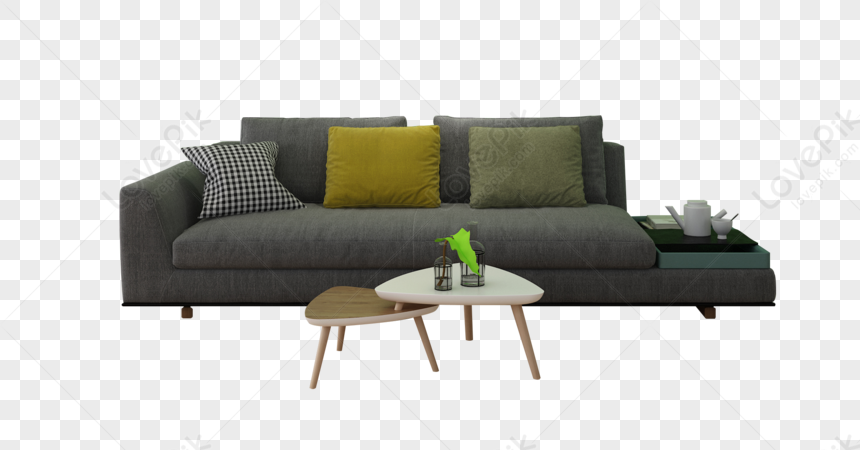 Group Furniture, Green Sofa, Dark Sofa, Dark Gray PNG Transparent ...