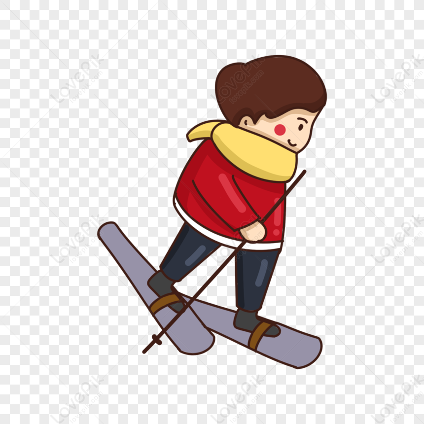 Boys Skiing PNG Picture And Clipart Image For Free Download - Lovepik ...