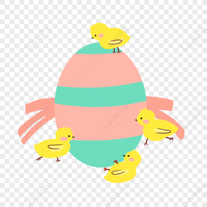 Hình ảnh Cartoon Easter Little Yellow Chicken Egg Border PNG Miễn Phí Tải  Về - Lovepik