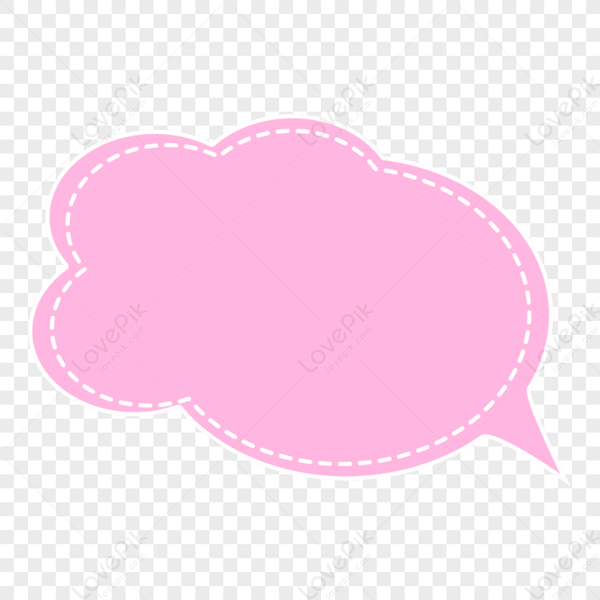 Cute Dialog Box Elements, Pink Vector, Art Vector, Light Pink PNG Free ...