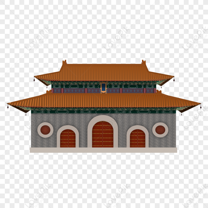 Flat Temple, Dark Orange, Dark Light, Light Orange PNG Free Download ...