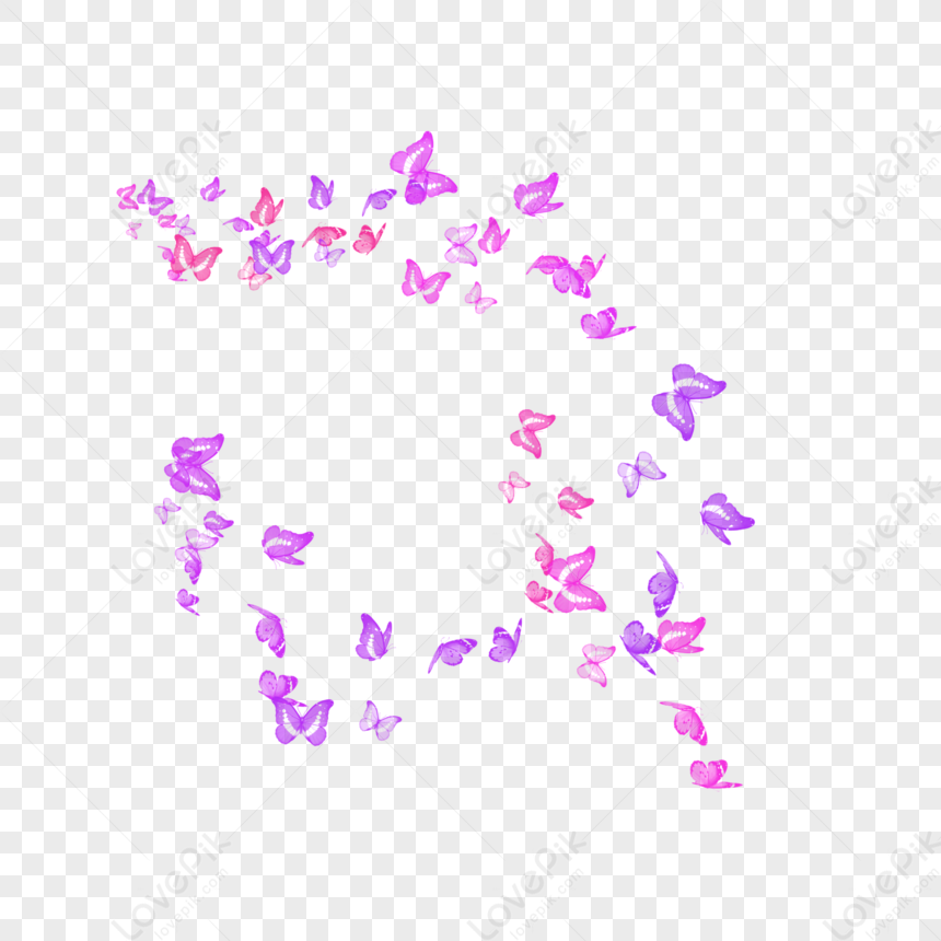 Floating Pink Purple Butterfly PNG Transparent And Clipart Image For Free  Download - Lovepik | 401072966