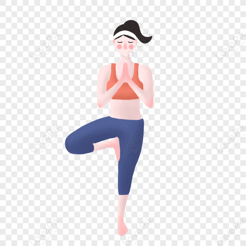 Girls Practicing Yoga PNG Transparent Background And Clipart Image For ...