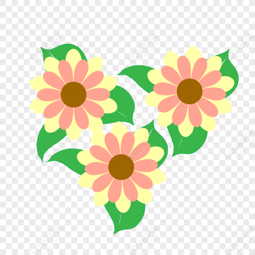 Gradient Pattern Roadside Flowers PNG Transparent Image And Clipart ...