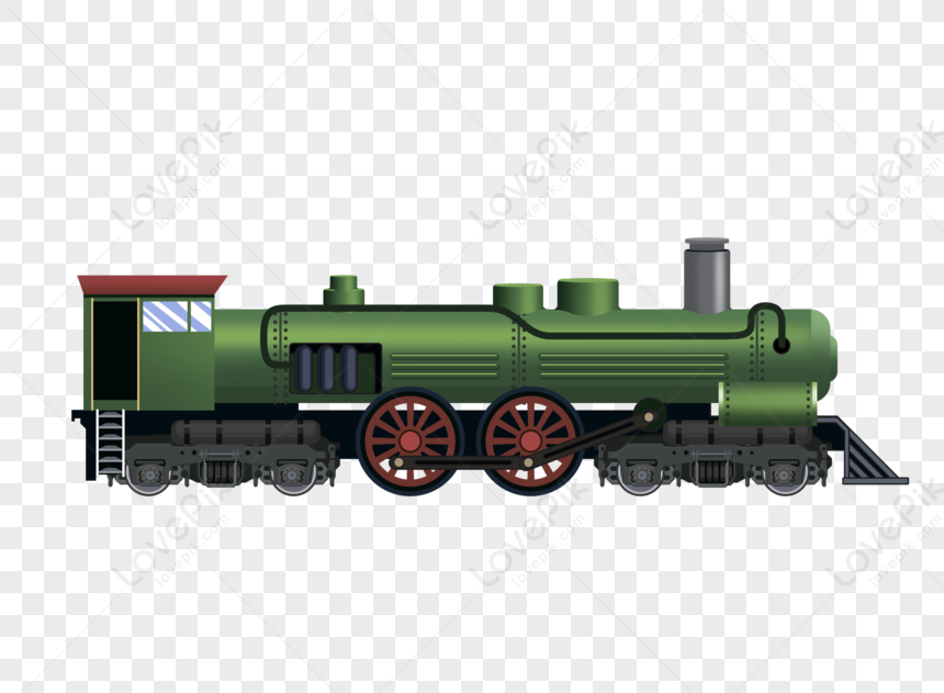 Green Locomotive PNG Free Download And Clipart Image For Free Download ...