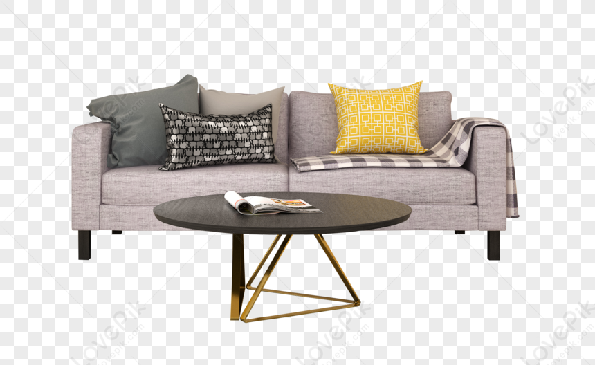 Group Furniture, Gray Sofa, Interior Sofa, Purple Sofa PNG Free ...