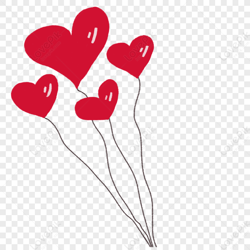 Love Balloon, Balloon Red, Balloon Heart, Balloon PNG Image And Clipart ...