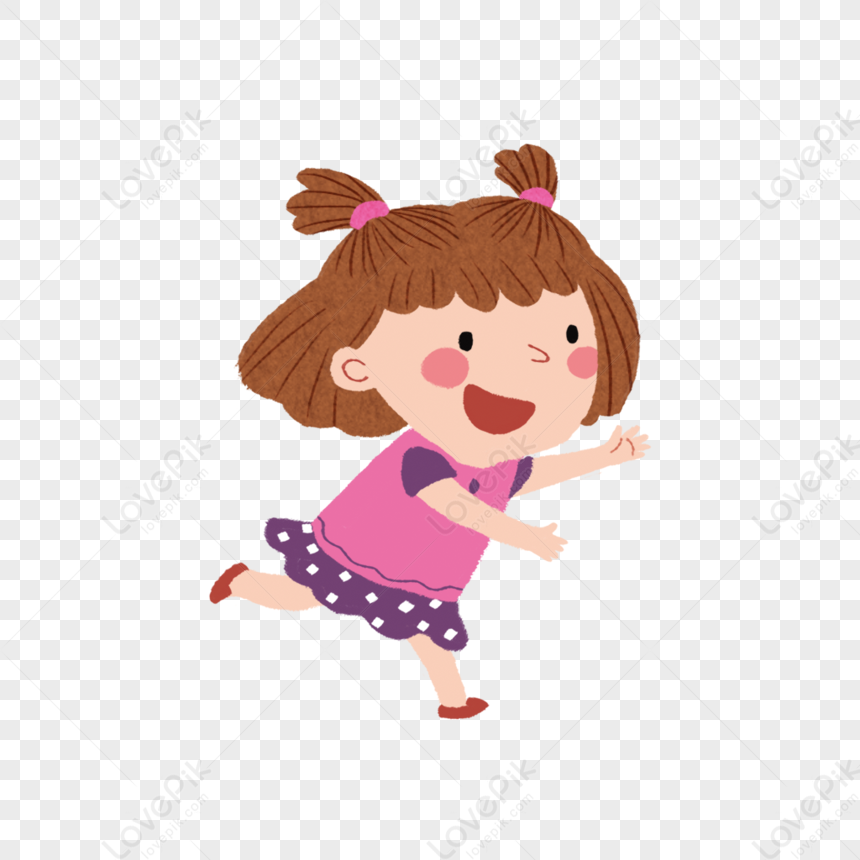 Running Girl PNG Transparent Background And Clipart Image For Free ...