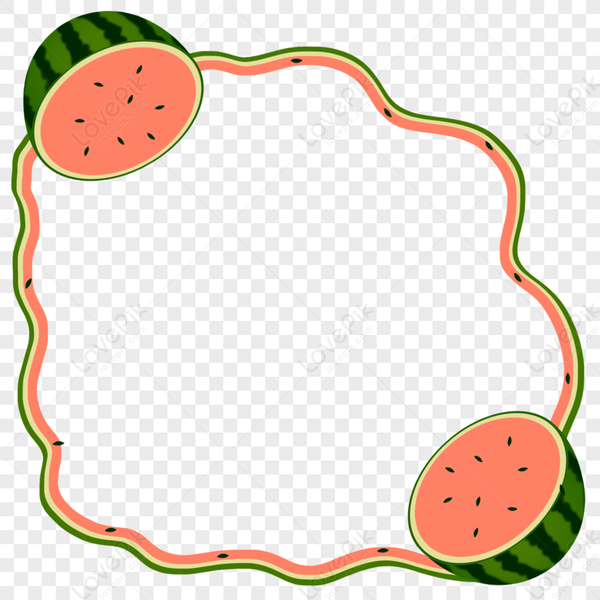 Watermelon Border Png Hd Transparent Image And Clipart Image For Free 