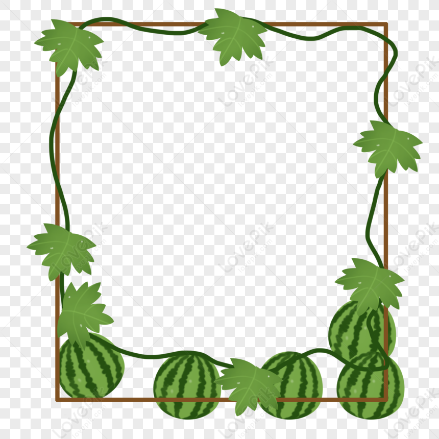 Watermelon Border PNG Picture And Clipart Image For Free Download ...