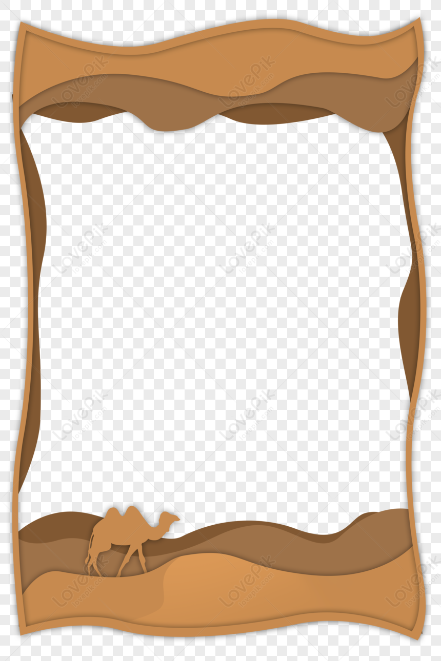 Yellow Paper Cut Border, Brown Paper, Frame Paper, Cartoon Paper PNG ...