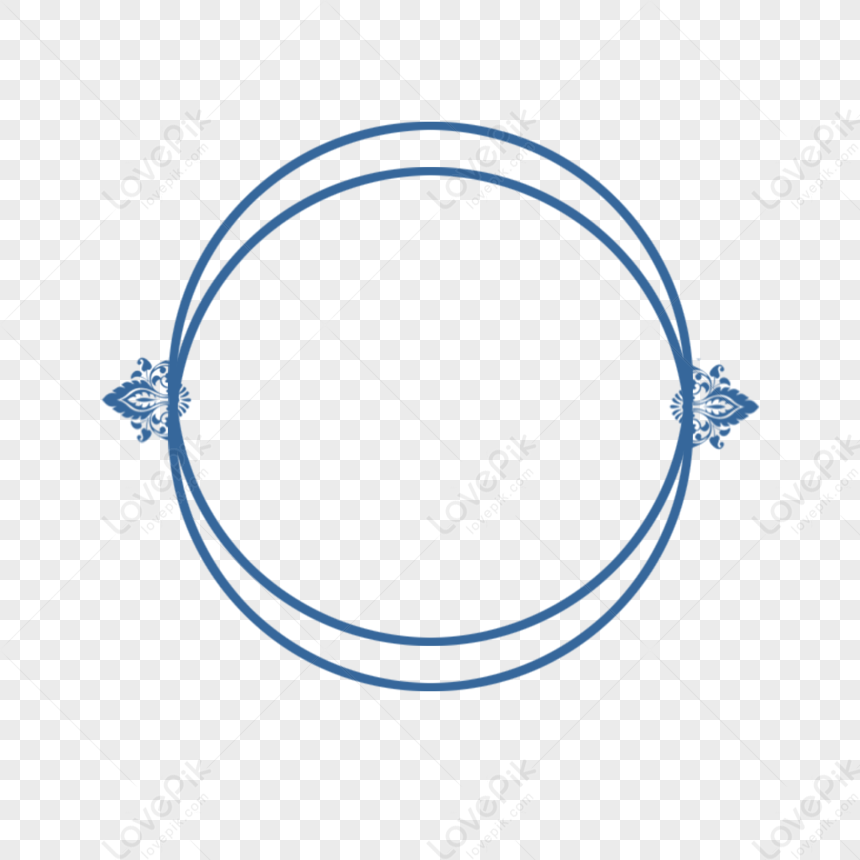 Blue Border, Blue Ring, Blue Round, Blue Light PNG Free Download And ...