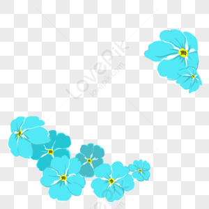 Flores Azules PNG Imágenes con Fondo Transparente | Descarga Gratuita en  Lovepik.com