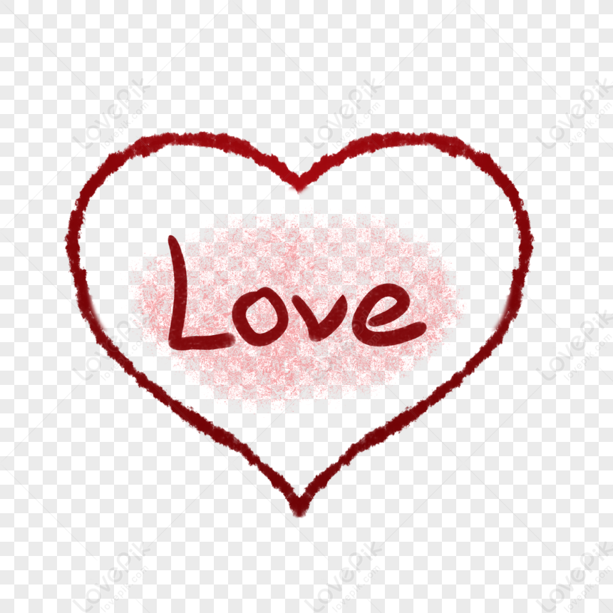 Dibujos Animados Dibujados A Mano Amor De San Valentín PNG Imágenes Gratis  - Lovepik