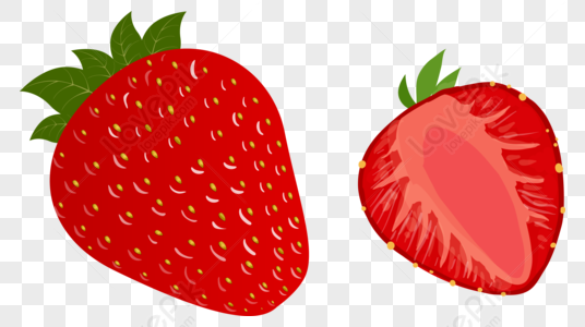 Half Strawberry PNG Images With Transparent Background | Free Download On  Lovepik