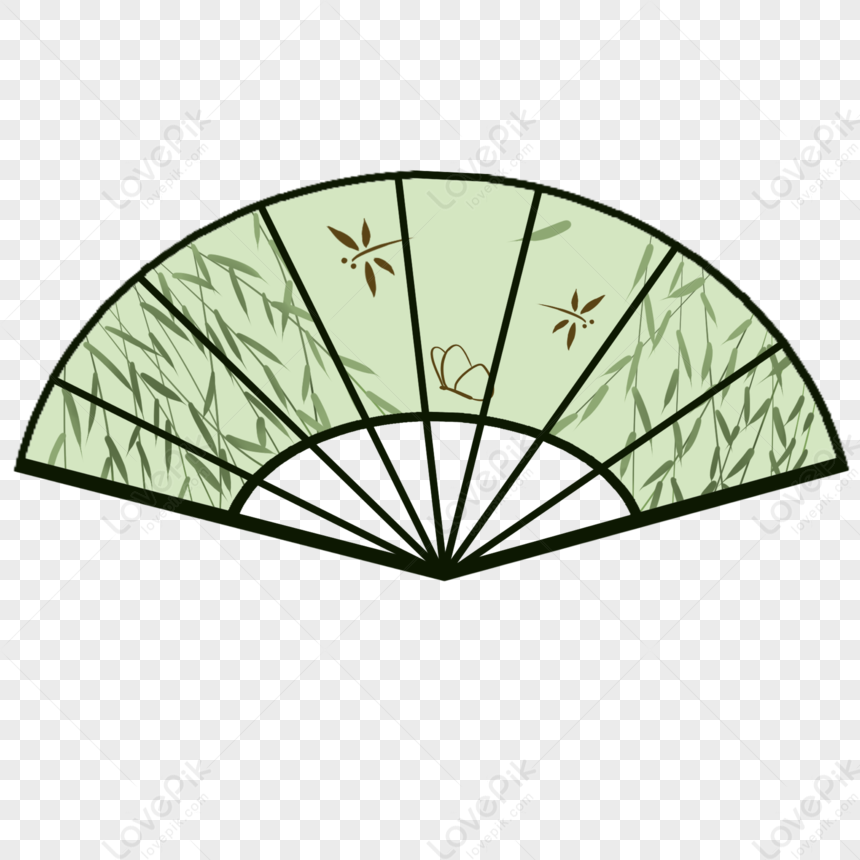 Hand Painted Chinese Fan PNG Image And Clipart Image For Free Download ...
