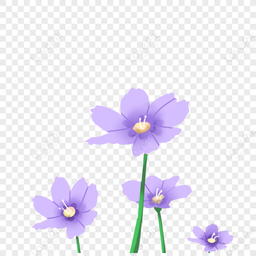 purple flower clip art png
