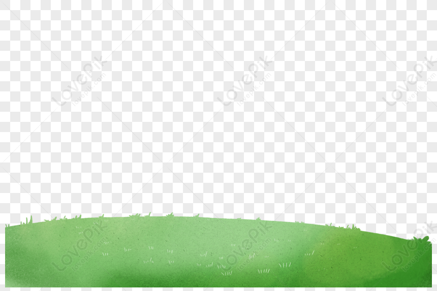 Lawn, Grass Green, Grass Vector, Hand-painted Lawn PNG Picture And ...