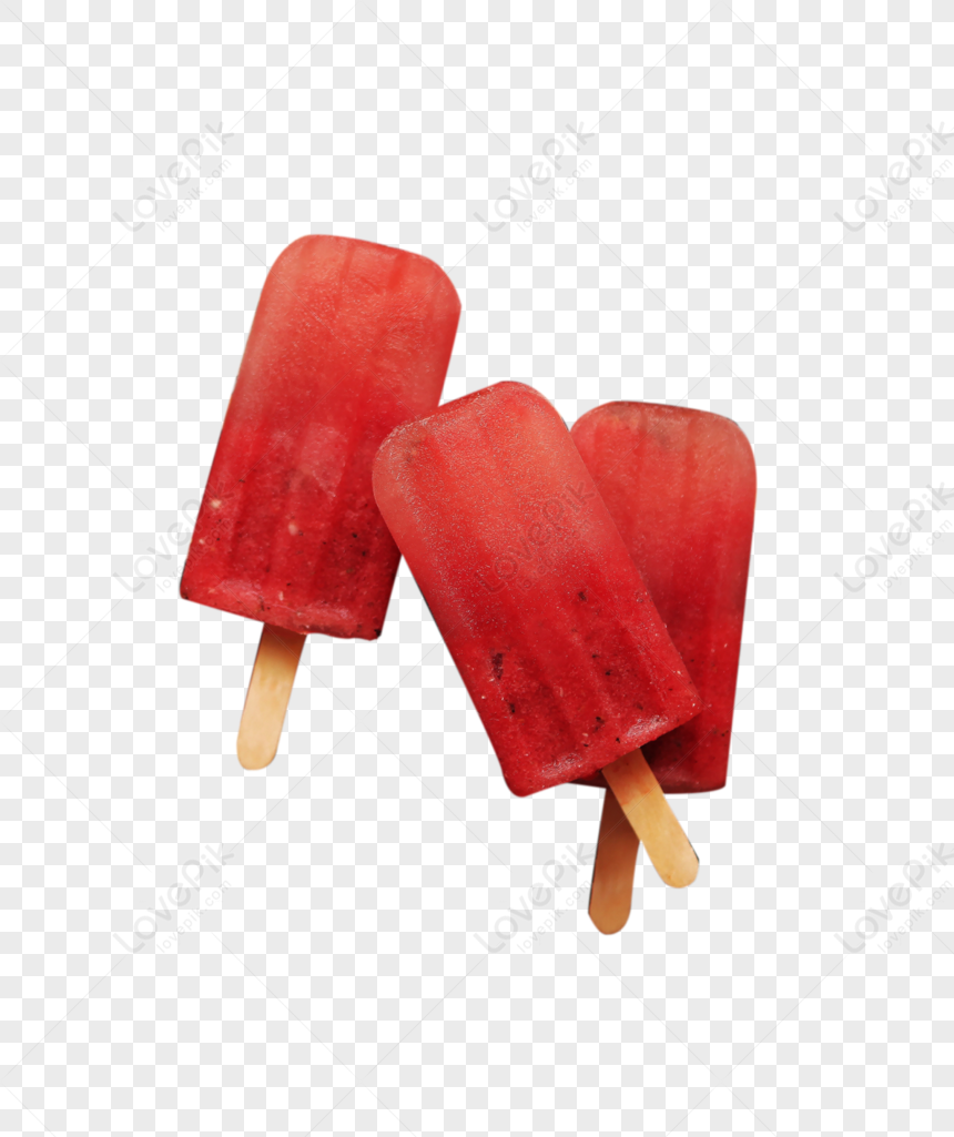 Красный эскимо. Popsicle PNG transparent. Thin Popsicle PNG transparent.