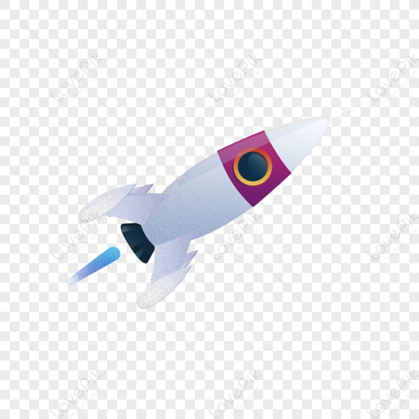 paper rocket logo clipart