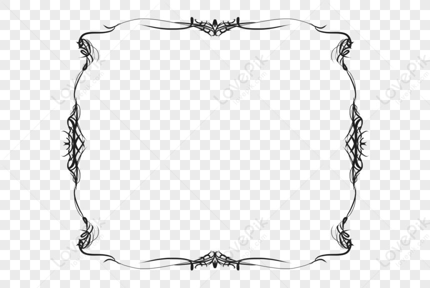 Black Pattern Border PNG Hd Transparent Image And Clipart Image For ...