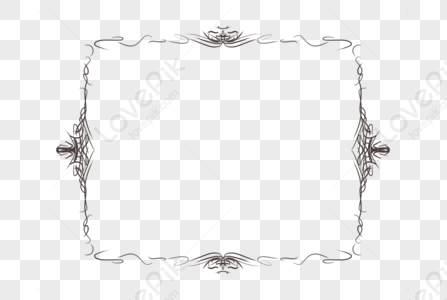 Black Pattern Border PNG Images With Transparent Background | Free ...