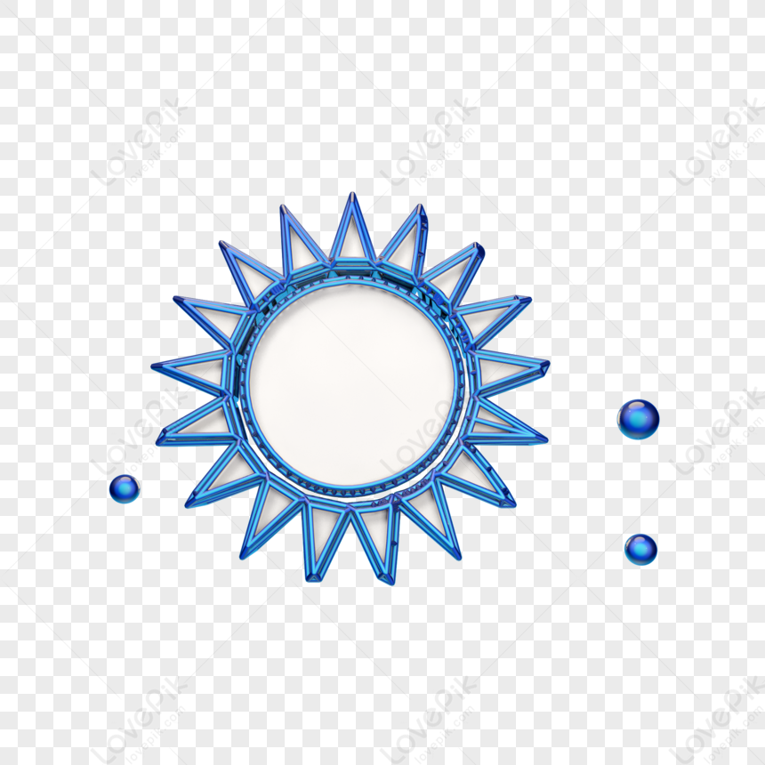 blue sun clipart transparent