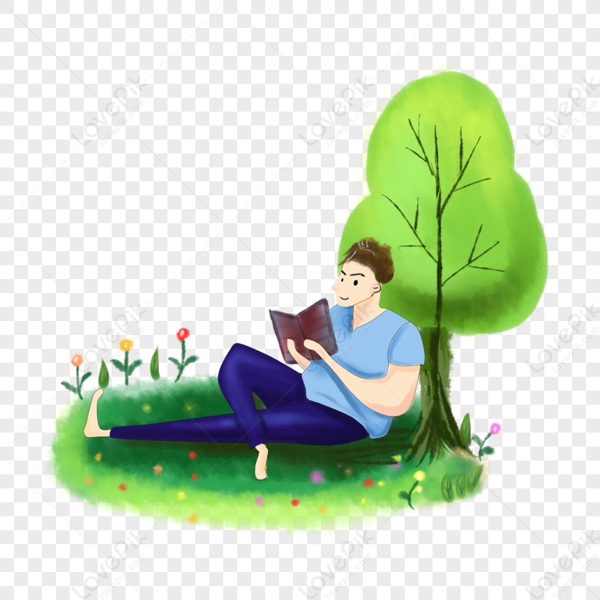 Boy Reading A Book PNG Picture And Clipart Image For Free Download ...