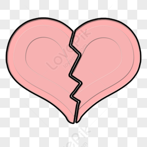 Broken Heart PNG Images With Transparent Background | Free Download On  Lovepik