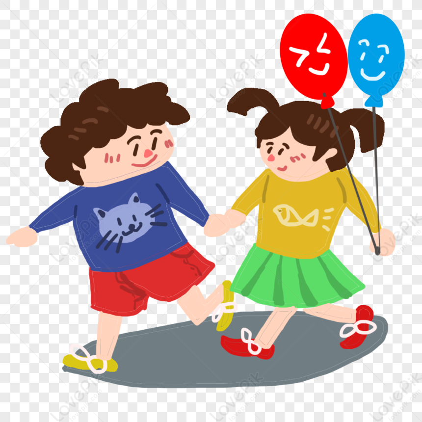 Children Hand In Hand PNG Image And Clipart Image For Free Download ...