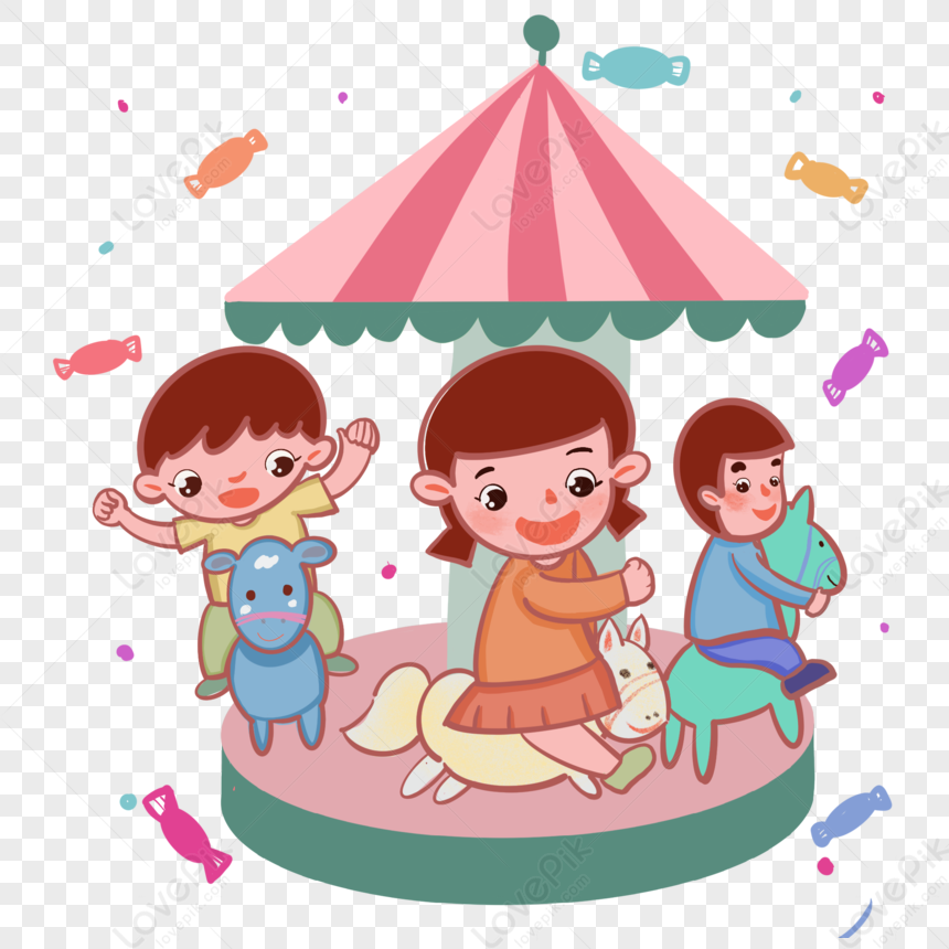 Children Playing In The Playground PNG Free Download And Clipart Image ...