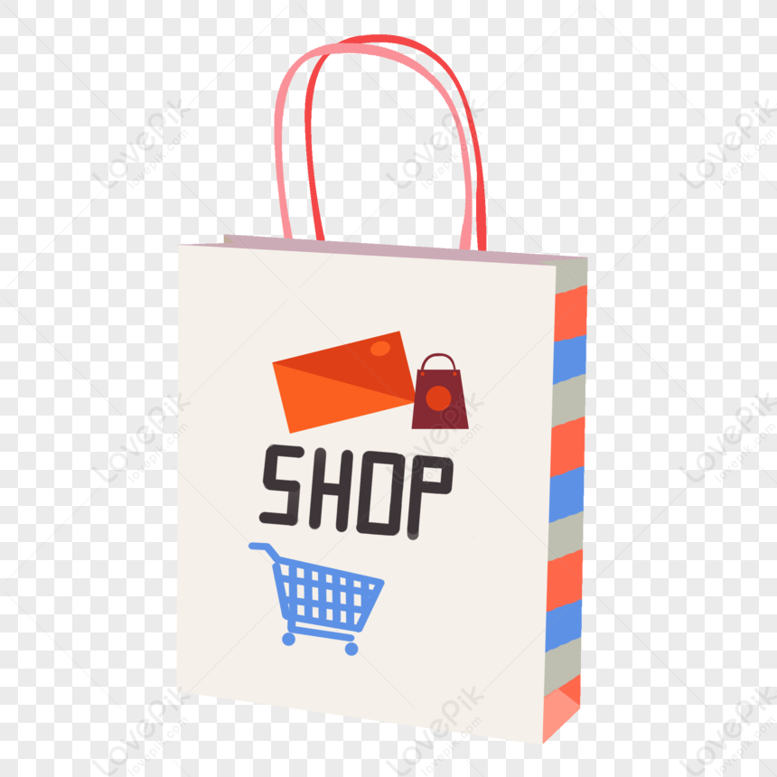 Shopping-bag - Logo Png Shopping Bags Vector, Transparent Png - kindpng