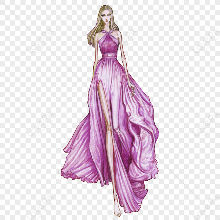 Long Dress Model: Over 26,385 Royalty-Free Licensable Stock Illustrations &  Drawings | Shutterstock