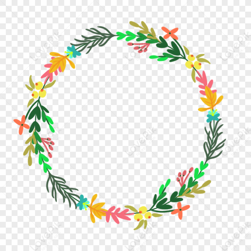 Fresh Garland Vector Elements PNG Hd Transparent Image And Clipart ...