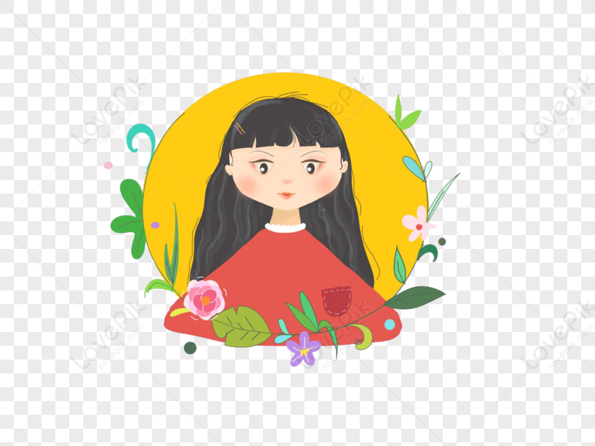 Healing Girl, Flower Girl, Girl Woman, Girl Green PNG Transparent ...