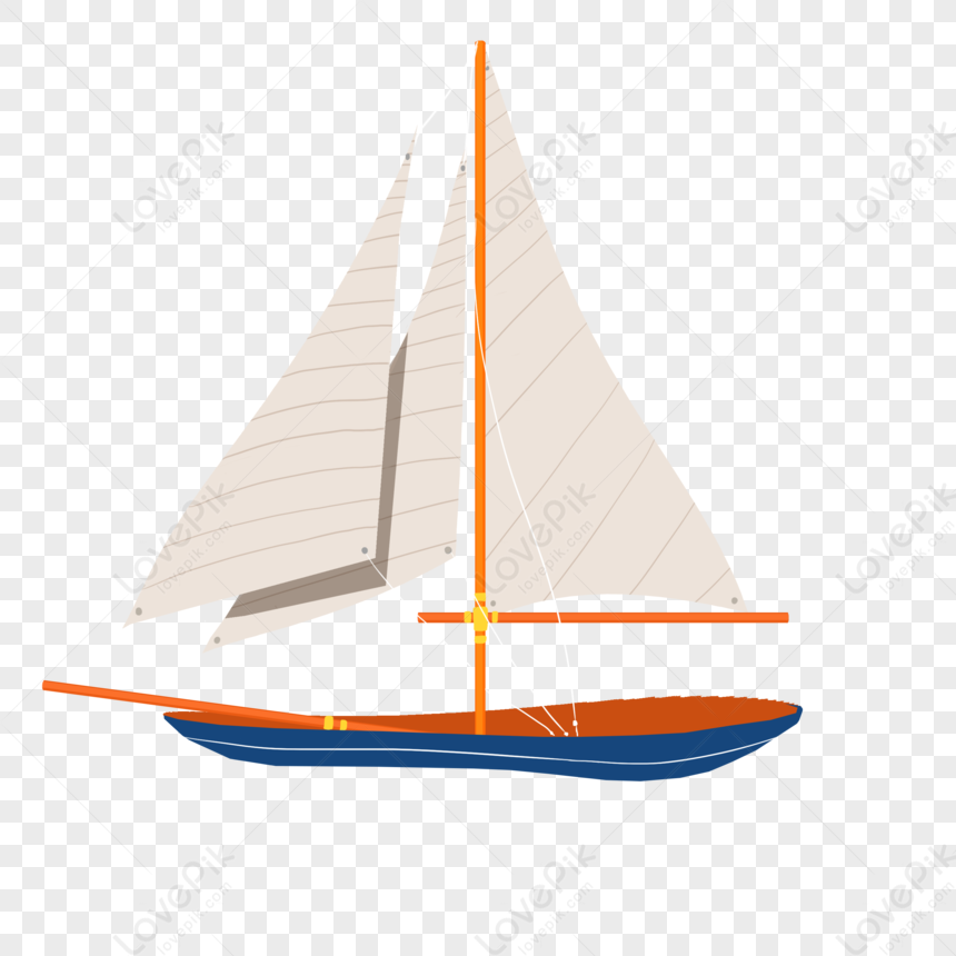 Sailboat, Orange Vector, Dark Orange, Dark Light PNG Transparent ...