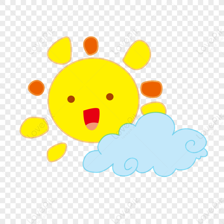 Sun, Sun Vector, Cartoon Sun, Animated Sun PNG White Transparent And ...