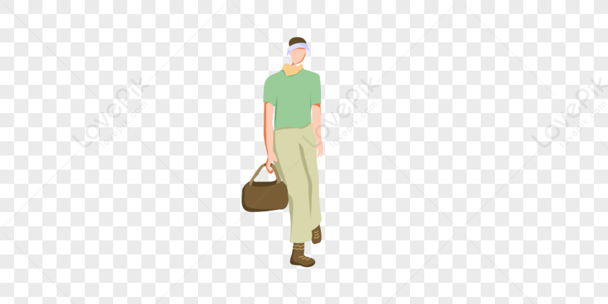 Working Person With Map, Man Person, Cartoon Person, Person Walking PNG ...