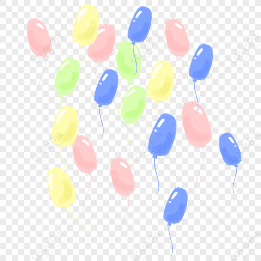 Colorful Balloons, Balloons Transparent, Material, Balloon PNG Free ...