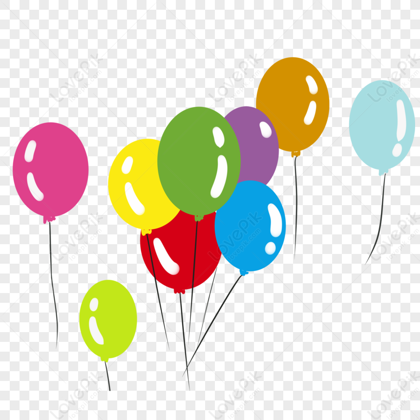 Colorful Balloons, Balloons Clipart, Colorful Vector, Balloons Vector ...