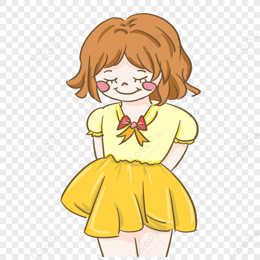 Cute Cartoon Girl PNG Hd Transparent Image And Clipart Image For Free ...