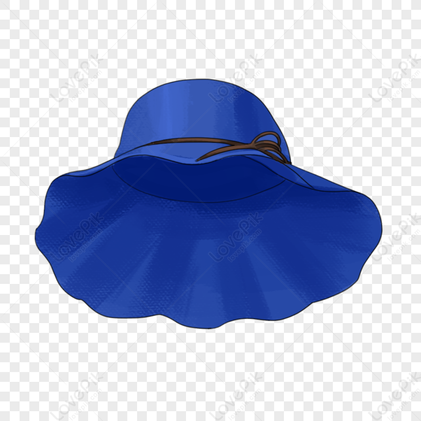 Summer Sun Hat, Blue Hat, Brown Hat, Hat PNG Transparent Image And ...