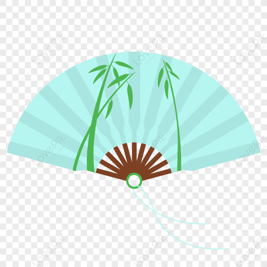 Bamboo Fan, Bamboo Leaf, Literati, Folding Fan PNG Image And Clipart ...